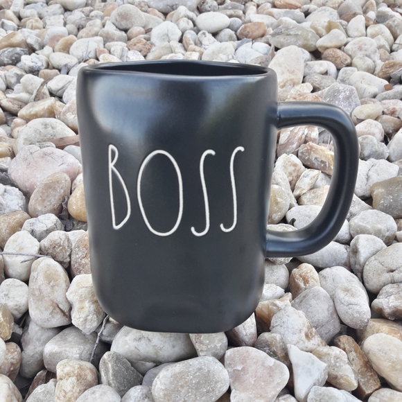 BOSS Mug Rae Dunn Ceramic Coffee Cup Gift Idea Farmhouse Boho Home Decor - Picture 5 of 8